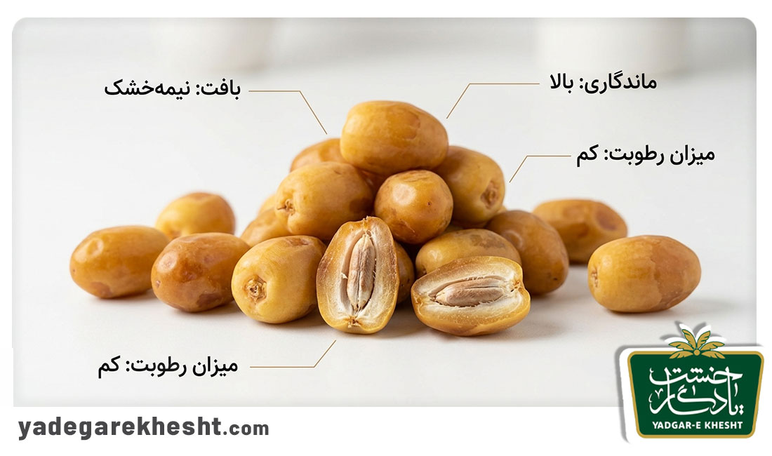 مقایسه خرمای زاهدی با سایر انواع خرما